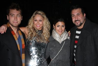 Lance Bass, Kym Johnson, Jamie-Lynn Sigler and Joey Fatone Photo